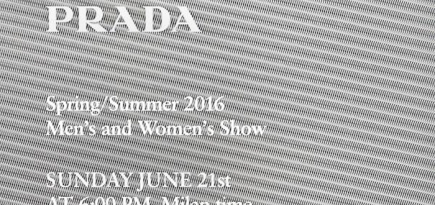 Прямая трансляция мужского показа Prada, весна-лето 2016