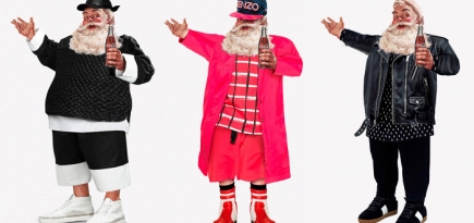 Санта haute couture: дизайнеры переодели Санта-Клауса в модную одежду