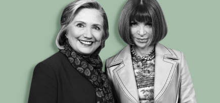 Рука об руку: Анна Винтур поддерживает Хиллари Клинтон в предвыборной гонке