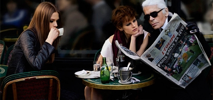 Карл Лагерфельд запускает собственную газету