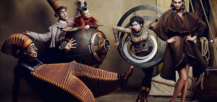 Шапито-шоу: цирковая съемка для октябрьского Fashion Magazine