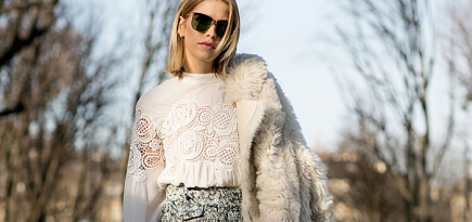 Неделя моды в Париже F/W 2015: street style. Часть 4