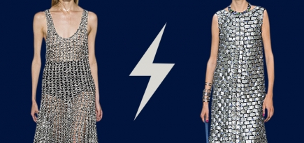 Голосование: платье-кольчуга Chanel VS Proenza Schouler