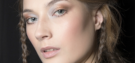 Как повторить металлический макияж глаз с показа Ziad Nakad