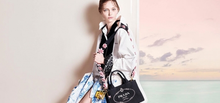 Саша Пивоварова и другие в новой кампании Prada