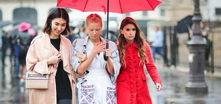 Неделя высокой моды в Париже, осень-зима 2017: street style. Часть 1