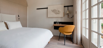 Отель Fontevraud в нефах французского аббатства