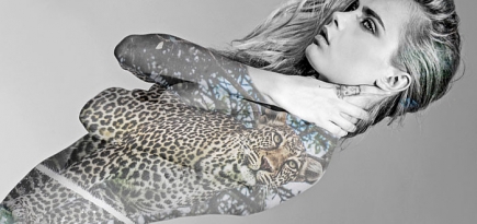 Кара Делевинь снялась в кампании в защиту животных