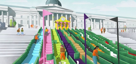 Заха Хадид и Пол Смит: гольф в Лондоне