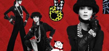 Карл Лагерфельд создал коллажи для осенней кампании Chanel