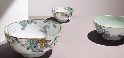 Hermès выпустил коллекцию \"дикой\" посуды