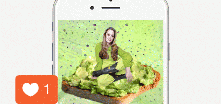 Подписываемся: @tasteofstreep с коллажами из фотографий Мэрил Стрип и еды