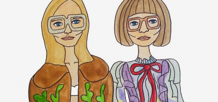 Подписываемся: cмешные дудлы о мире моды @angelicahicks