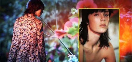 Эди Кэмпбелл в весенней рекламной кампании Jil Sander