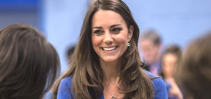 Кейт Миддлтон на открытии изостудии в пригороде Лондона