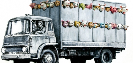 Семь работ Бэнкси выставлены на аукцион без разрешения художника