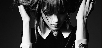 Новая русская: Валерия Кауфман в рекламной кампании Saint Laurent