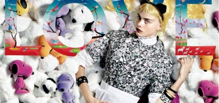 Кара Делевинь стала приглашенным редактором Love Magazine
