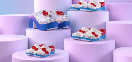 Crocs представил коллекцию, посвященную 50-летию Hello Kitty