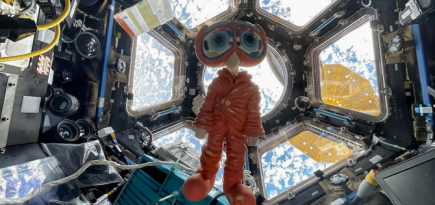 Скульптура российского художника Тараса Желтышева побывала в космосе