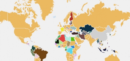 Time составил карту с самыми популярными людьми в поиске Google