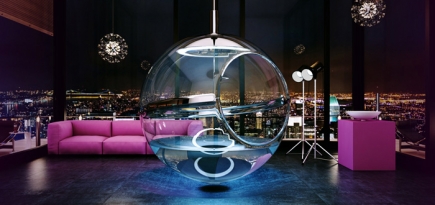 Для тех, кто видел все: стеклянная подвесная сферическая ванна Bathsphere