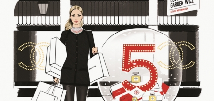Chanel открыл предновогодний бьюти-салон в Ковент-Гардене