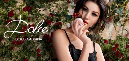Рекламные кампании аромата Dolce Rosa Excelsa