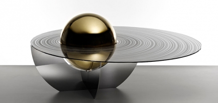 Кольца Сатурна: футуристический стол от Brooksbank & Collins
