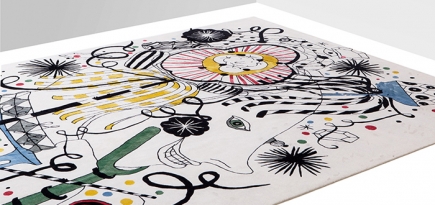 Сказки сказываются: японский и афганский фольклор на коврах Хайме Айона