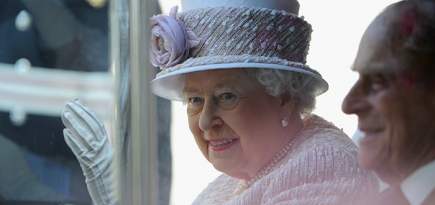 Королевская семья на праздновании 70-летия Дня Победы над Японией