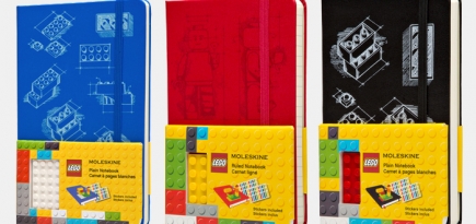 Новая серия лимитированных блокнотов Moleskine и LEGO