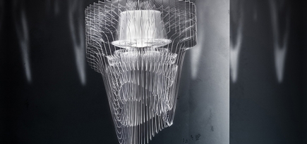 Лампа Aria Transparent от Захи Хадид