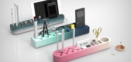 Дизайнеры из Yuue design придумали самый простой органайзер для рабочего стола