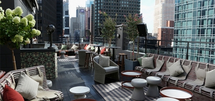 PHD Terrace: частные вечеринки с видом на ночной Нью-Йорк
