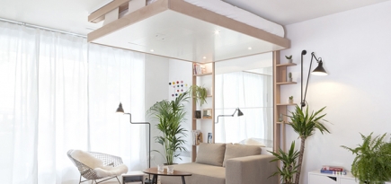 \"Летающая\" кровать BedUp от французских дизайнеров