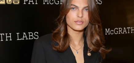 Сын Элизабет Херли повторил один из ее знаменитых образов