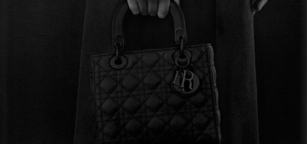 Dior выпустил полностью черную сумку Lady Dior