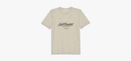 Saint Laurent выпустил «винтажные» футболки и спички, вдохновленные Парижем
