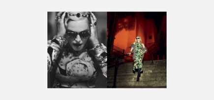 Мадонна позирует на улицах Лиссабона в новом номере Vogue Italia