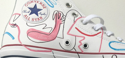 Художница Маша Рева выпустит коллаборацию с Converse
