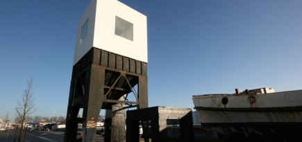 Кубический мини-отель Lucy in the Sky в Нидерландах