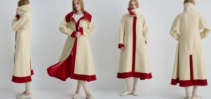 Локальный бренд FRONT Fashion представил коллекцию пальто с этническими мотивами