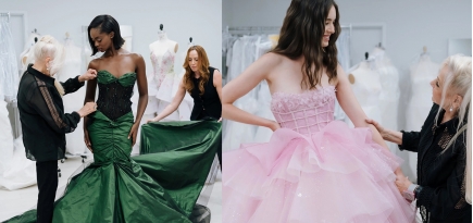 Ines Di Santo представил коллекцию свадебных платьев по мотивам фильма «Злая»