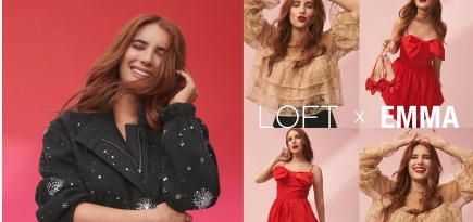 Эмма Робертс снялась в рекламной кампании Loft
