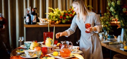 В ресторане Maritozzo прошел мастеркласс от «Дома Фарфора» и флористической студии Amnesia