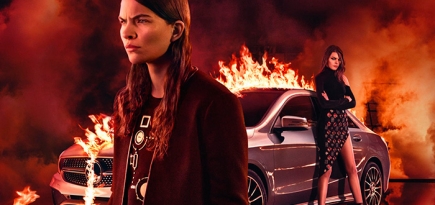 В огне: дочь Стинга в новом ролике Mercedes-Benz Fashion Week