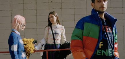 Как носить яркие цвета осенью? Показывают стилисты в съемке BURO. и United Colors of Benetton