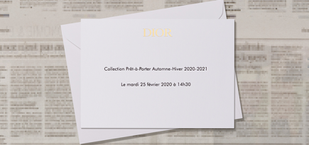Онлайн-трансляция показа коллекции Dior, осень-зима 2020