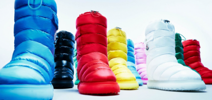 Moncler представил дутые ботинки